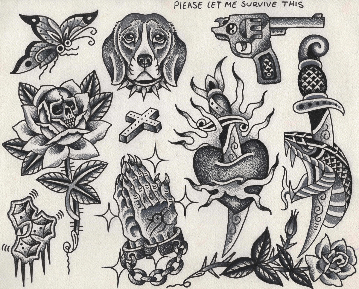 Please Let Me Survive This — landscape print art